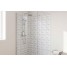 Placi decorative autoadezive perete, marmura, alb/ gri, 30,5x30,5 cm, acoperire 0,55mp, set 6 buc, d-c-Fix