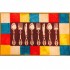 Covoras bucatarie Davo Pro Dish, nylon, multicolor, dreptunghiular, 50x80cm, cod 33013