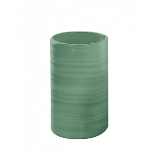 Suport periute de dinti ceramica, verde salvie, 6.5x10.8cm, Sahara