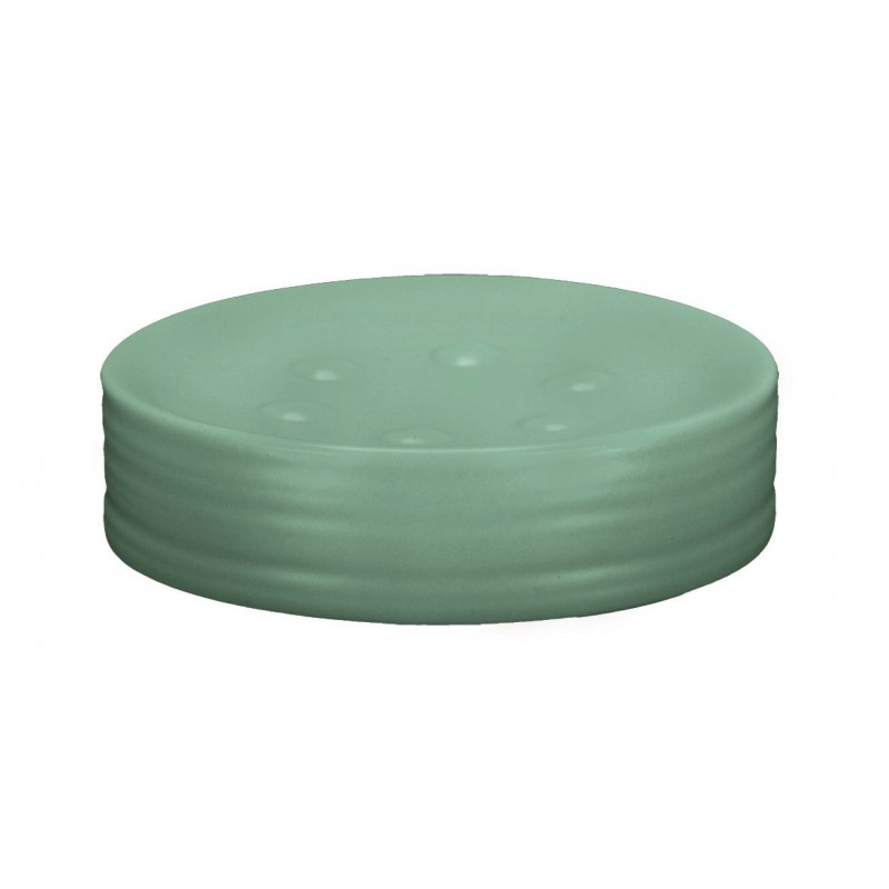 Savoniera Kleine Wolke Sahara, ceramica, verde salvie, 11.3x3cm, Cod 34273