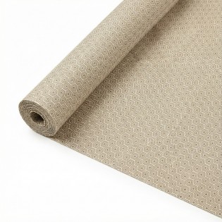 Protectie sertar, 50x150cm, antiderapant, model geometric bej, poliester, Cappuccino Flexyliner
