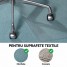 Protectie pardoseala pentru scaun de birou, mocheta si covor, Duragrip Meta, PET, cu zimti de ancorare, transparenta, 90 x 120 cm