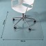 Protectie pardoseala pentru scaun de birou, mocheta si covor, Duragrip Meta, PET, cu zimti de ancorare, transparenta, 90 x 120 cm
