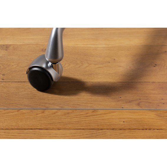 Protectie pardoseala pentru scaun de birou, parchet si suprafete dure, Duragrip Meta, PET, antiderapanta, transparenta, 90 x 120 cm