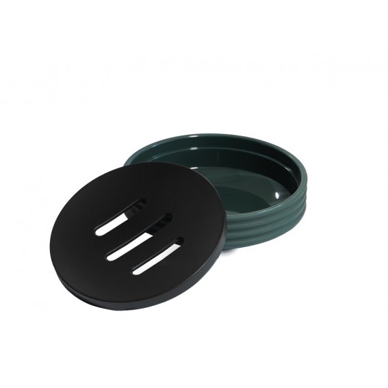 Savoniera verde cu negru, cauciuc, Tara Rubber