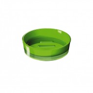 Savoniera Ridder Disco, verde lucios, plastic acrilic, Cod 38078