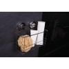 Suport baie sau dus pentru accesorii baie, 20.2x25.5x13.1cm, cu ventuze, crom