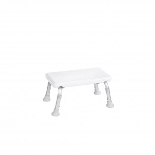 Scaun baie auxiliar ajustabil Ridder, antiderapant, alb, sustine maxim 150kg, A0102601, Sam
