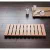 Covoras baie, tip gratar, 38x72cm, din bambus, maro