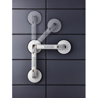 Maner sprijin unghiular pentru iesirea din cada, Ridder, premium, alb, cu 3 ventuze, portabil, sustine maxim 120 kg, Rob L, A0256001