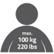 Taburet baie Trendy, Ridder, patrat, acril transparent, antiderapant, sustine maxim 100 kg, A211100