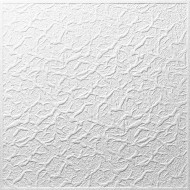 Tavan fals decorativ polistiren expandat Decosa Genova, alb, 49.5x49.5x0.7cm, bax 14 pachete x 1.96m