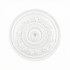 Rozeta polistiren decorativa, model trandafir, alba, diametru 40 cm, bax 6 bucati, GS15-40, Decosa