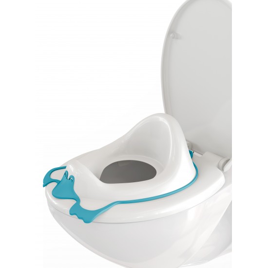 Reductor WC copii Sanit-Plast, albastru, antiderapant, sustine maxim 150Kg, Cod A41AN