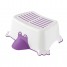 Scaun baie tip treapta copii, mov, antiderapant, sustine maxim 150Kg, Sanit-Plast