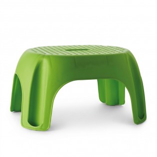 Scaun baie tip treapta copii/adulti, verde, antiderapant, sustine maxim 100Kg, A1102605, Ridder, Fun