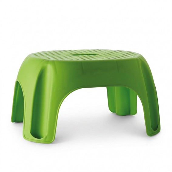 Scaun baie tip treapta copii/adulti, verde, antiderapant, sustine maxim 100Kg, A1102605, Ridder, Fun