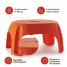 Scaun baie tip treapta copii/adulti, portocaliu, antiderapant, sustine maxim 100Kg, A1102614, Ridder, Fun