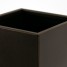 Suport ghiveci flori Lorient S, maro, metal, 19x19x47 cm, cod 111004