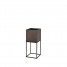 Suport ghiveci flori Lorient S, maro, metal, 19x19x47 cm, cod 111004