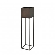 Suport ghiveci flori Lorient L, maro, metal, 19x19x87 cm
