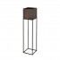 Suport ghiveci flori Lorient L, maro, metal, 19x19x87 cm, cod 111006