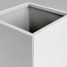 Suport ghiveci flori Lorient L, alb, metal, 19x19x87 cm, cod 111012