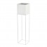 Suport ghiveci flori Lorient L, alb, metal, 19x19x87 cm, cod 111012