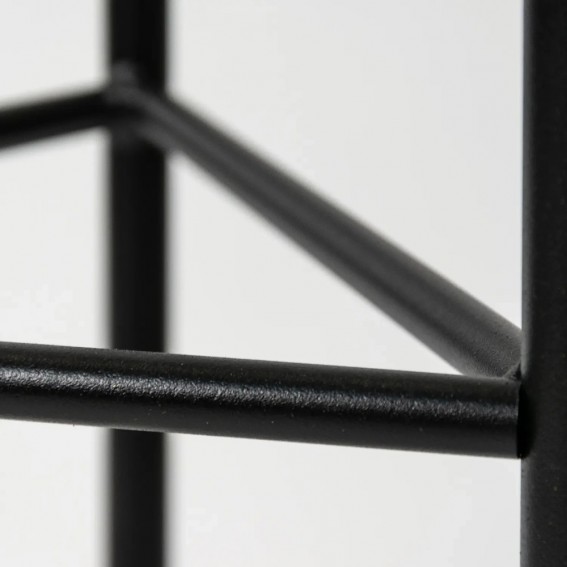 Suport ghiveci flori Dijon S, negru, metal, 18x25 cm, cod 111018