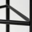 Suport ghiveci flori Dijon M, negru, metal, 23x25 cm, cod 111019
