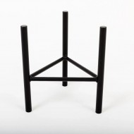 Suport ghiveci flori Dijon M, negru, metal, 23x25 cm
