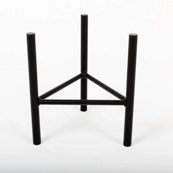 Suport ghiveci flori Dijon M, negru, metal, 23x25 cm, cod 111019
