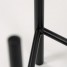 Suport ghiveci flori Dijon M, negru, metal, 23x25 cm, cod 111019