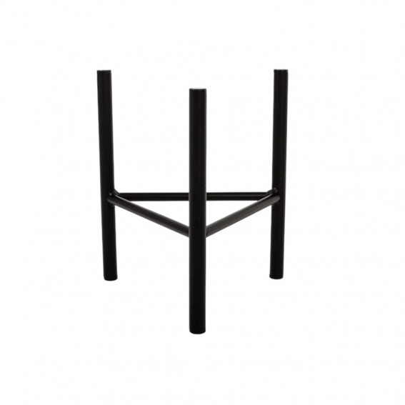 Suport ghiveci flori Dijon M, negru, metal, 23x25 cm, cod 111019