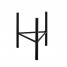 Suport ghiveci flori Dijon M, negru, metal, 23x25 cm, cod 111019