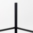 Suport ghiveci flori Lizio M, negru, metal, 23x60 cm, cod 111027