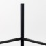 Suport ghiveci flori Lizio L, negru, metal, 27x60 cm, cod 111028
