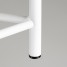 Suport ghiveci flori Lizio M, alb, metal, 23x60 cm, cod 111029