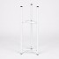 Suport ghiveci flori Lizio M, alb, metal, 23x60 cm, cod 111029