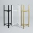 Suport ghiveci flori Lizio M, alb, metal, 23x60 cm, cod 111029