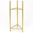 Suport ghiveci flori Lizio M, auriu, metal, 23x60 cm, cod 111031