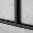 Etajera flori 2 ghivece, 38.5x20x35cm, metal, negru, Elven M