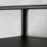 Etajera flori 2 ghivece, 38.5x20x35cm, metal, negru, Elven M