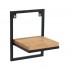 Suport ghiveci flori, 23x20x30cm, metal negru + polita stejar, Lens S   141,90 lei 