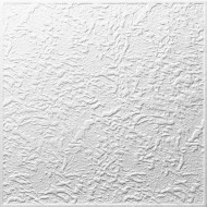 Tavan fals decorativ polistiren expandat Decosa Constanta, alb, 49.5x49.5x0.7cm, bax 14 pachete x 1.96m, Cod 12053