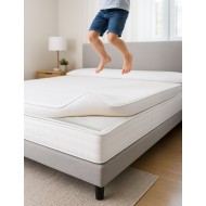 Antiderapant saltea sau covor, 180x200cm, gri deschis, dreptunghiular, Stop-Tex