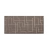 Covoras universal, 50x115cm, model forme geometrice, bej, Narciso