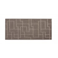 Covoras universal, 50x115cm, model forme geometrice, bej, Narciso
