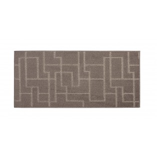 Covoras universal, 50x115cm, model forme geometrice, bej, Narciso