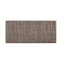 Covoras universal, 50x115cm, model forme geometrice, bej, Narciso